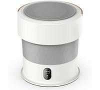Folding Washing Machine with Spin Dryer, Mini Portable Turbo Electric Washing Machine with Ozone, Washing Machine with Drain Basket for Baby Clothes, Underwear or Small Items Star of Light