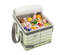 Folding Water Bucket - 10L Leak-Proof Caught Fish Container With Handle | Folding Water Bucket With Lidss For Camping Beach Fishing Picnic Hiking Gardening Garden BBQ