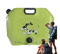 Folding Water Container, Water Container for Camping, 8L Foldable Water Carrier Bag with Tap, Outdoor Activities Must Have for RV, Hunting, Hiking, Picnic, Barbecue