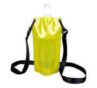 Folding Water Pouch, Leak Proof Drinking Bladder, Hiking Storage Bag, Shoulder Strap Carrier, Camping Hydration Gear, Gym Travel Bottle, Swimming Snorkel Kit, Ski Trip Pack 9.06x5.12 Inches