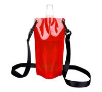 Folding Water Pouch, Leak Proof Drinking Bladder, Hiking Storage Bag, Shoulder Strap Carrier, Camping Hydration Gear, Gym Travel Bottle, Swimming Snorkel Kit, Ski Trip Pack 9.06x5.12 Inches