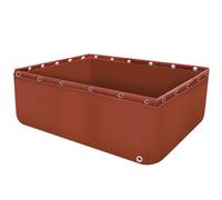 Folding Waterproof Fish Pond with Drain Valve - Durable Canvas Culture Pool for Garden Farming and Emergency Water Supply for Fish and Turtles
