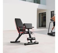 Folding Weight Bench,Training Bench Weight Bench,Adjustable Foldable Workout Bench for Home Gym, Dumbbell Sit Up Press, Exercise Equipment for Adults Teens Aged Strength Training Bench Press Black