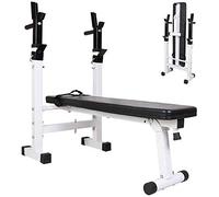 Folding Weight Table Dumbbell Bench Multifunctional Bench Press Folding Squat Rack Home Fitness Equipment