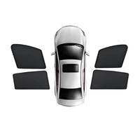 Folding Window Sun Shade For Smart 1 2022 2023 2024 2025 Magnetic Mesh Sunshade Privacy Light Blocking Windshield Curtains Accessories(4pcs Front Rear)