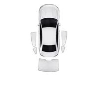 Folding Window Sun Shade For Smart 3 2023~2025 Protection Windshield Cover Full Coverage Sunshade Car Accessories(Rear Windows 5pcs)