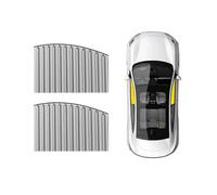 Folding Windshield SunShade Car Sun Shade Side Window Curtain Cloth Foldable Front Glass Sunshade Cover(2 X Front Gray)