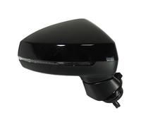 Folding Wing Door Mirror For A3 2014-2021 Auto 6/8 Wire Electric Adjustment Heating Electrical Folding Car Rearview Mirror Assembly(Black 6 wires R)