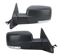 Folding Wing Door Mirror For Dodge For Ram 1500 2500 3500 2013-2018 Rearview Mirror Assembly Power Folding Side Accessories(Black L+R)