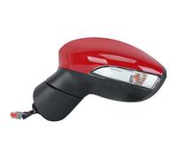 Folding Wing Door Mirror For Fiesta For MK7 2013-2017 Door Wing Mirror Electric Heated Power Folding Rearview Mirrors 6/8pins(Color B Left)