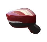 Folding Wing Door Mirror For Mitsubishi For Eclipse For Cross 2018 2019 Car Outside Rearview Mirror Turn Signal Light Side Rear View(Red R)