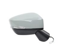 Folding Wing Door Mirror For Mitsubishi For Eclipse For Cross 2018 2019 Car Outside Rearview Mirror Turn Signal Light Side Rear View(White R)