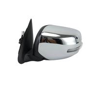 Folding Wing Door Mirror For Mitsubishi For Triton L200 MQ 2015-2018 Rearview Mirror Glass Chrome Cover Turn Signal Lamp 3/7Pins Side Wing(Chrome 7pins L)