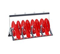 Folding Wire Spool Rack Dispenser for Electrical Cable Pulling, Multiple Axle Cable Distributor for Efficient Management