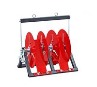Folding Wire Spool Rack Dispenser for Electrical & Industrial Cable Pulling, Cable Distributor for Efficient Wire Management