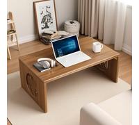 Folding Wood Coffee Table for Small Spaces, Low Dining Table Ideal for Living Room, Tatami, Home Office, No Assembly Required