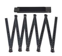 Folding Wood Rule, 78 Inch / 2M Foldable Ruler with US and Metric Measurements for Carpenters Wooden Stick Ruler, Folding Yard Stick Lightweight Composite Construction Ruler for Woodworking Tape (2)