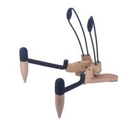 Folding Wood Ukulele Stand Musical Instrument Holder Small Guitar Floor Stand For Ukulele Violin And Mandolin Folding Wood Ukulele Stand