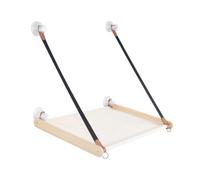 Folding Wooden Pet Resting Seat - Heavy Duty Perch for Pets | Foldable Hammock Bed for Apartments, Homes, Rentals, Living Room, Kitten for Rest, Sunbathing, Indoor
