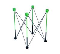 Folding Work Table for Garage,Adjustable Width Saw Horses,Portable Work Support Sawhorse,500kg Capacity for Warehouses Factories Farms(57.6x57.6x76.2cm)