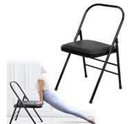 Folding Yoga Chair for Beginners NonSlip Back Support Stool Balance Invers Chair for Enhanced Flexibili & t Ideal for Home & Studio Use