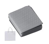 Folding Yoga Mat,6mm Thick Waterproof Workout Pad - Portable Folding Yoga Mat with Storage Bag for Exercise Studio Gym Workout Travel Picnic