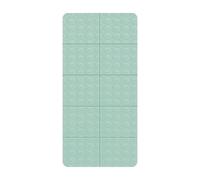 Folding Yoga Mat Multi-Purpose Stretching Thermoplastic Elastomer Exercise Mat for Pilates Gymnastics Training and Gym Stretching Men Women Indoor Outdoor(Green,183x80x0.6cm)