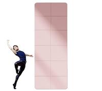 Folding Yoga Mat - Portable Pilates Mat,72 x 24 x 0.1 Inch Workout Pad for Yoga, Pilates, Stretching, Floor & Fitness Workouts