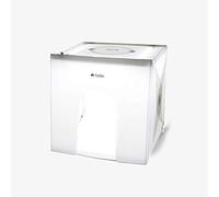 Foldio2 Plus + Front Cover (15inch Lightbox for Product Photography with Anti-Reflection Cover / 15" x 15" / Portable Studio, Dimmable LED Chips, CRI 97+, White & Black Background Sheets Included)