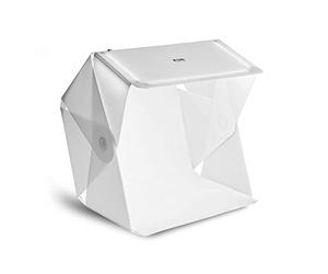 Foldio3 (25" Portable Foldable Lightbox for Product Photography / 25" x 25" / Dimmable LED Chips, CRI 97+, White & Black Background Sheets Included | ORANGEMONKIE | World 1st All-in-one Photo Studio)