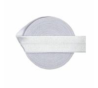 Foldover Elastic 3/4" 20mm Shiny Satin Spandex Band Webbing Tape Headband Underwear Dress Sewing Trim 2 5 10 Yard-Lilac Mist-20mm-50 Yards