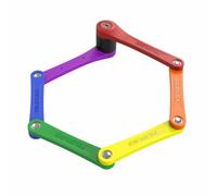 Foldylock Compact Pride Edition Bike Lock - Multicolour / 85cm