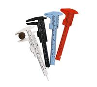 Folewr-8 Vernier Caliper Measuring Gauge, Pack of 2 Plastic Callipers for Indoors, Outdoors, Depths and Step Measurements 80 mm