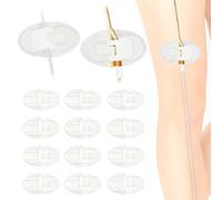 Foley Catheter Stabilization Device, Self Adhesive Feeding Tube Holder, Urinary Leg Bag Holder, Catheter Accessories for Single/Double Tubes, G Tube and Feeding Tube, 30 Pack