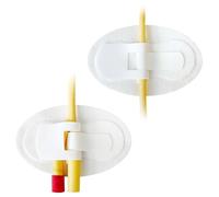 Foley Catheter Stabilizer 20pcs Urinary Leg Bag Leg Band Catheter Tube Holder Adhesive Catheter Safety Device Urinary Catheter Hook Loop Fastener Accessories