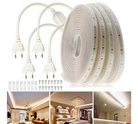 FOLGEMIR 40m LED Strip without Wire - Cool White 2835 SMD 120LEDs/m Strip, Super Bright Lighting - Approximately 9W/950LM per Metre, IP65 Waterproof Light Tube, 220V 230V LED Strip