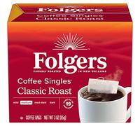 Folgers Classic Medium Roasted Coffee, 19 Single Serve Coffee Bags