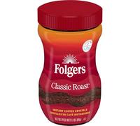Folgers Instant Coffee Crystals, Classic Roast, 3 Ounce (SM)