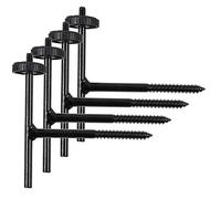 Folgtek 4pcs Trail Camera Tree Mount Wall Holder Polyester Camera Tree Mounting Accessories, 1/4 Screw Hole for Camera, Mount Accessories Suitable for Camping, 10x11 cm Traveling or Daily Use