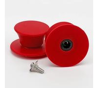 FOLI Universal Pot Pan Lids Replacement Knob, Silicone Heat Resistant Pan Cover Holding Handles, BPA Free, Dishwasher Safe, Fits Skillets and Kitchen Cookware Covers 2Pack Red