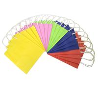 Folia 22409 - Papiertüten Kraftpapier, 24 x 12 x 31 cm, 20 Stück, farbig sortier