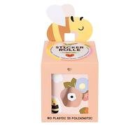 folia 27104 Sticker Roll Flowers & Bees, Sticker Set with 416 Stickers, 4 m Long with Various Self-Adhesive Designs