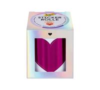 Folia 27201 Sticker Roll Hearts Sticker Set with 48 Stickers, 3 m Long with Various Self-Adhesive Heart Motifs