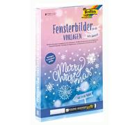 Folia 39129 Window Decoration Templates for the Cold Season Includes 8 Colouring