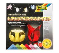 Folia 42309 - Lichterpapier 80G,30 x 30 cm 12 Blatt 6 farbig sortiert