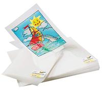 folia 450104 Painting Mat for Window Pictures, Plastic, DIN A4 Format, Pack of 10, for Painting and Removing Window Colour Colours