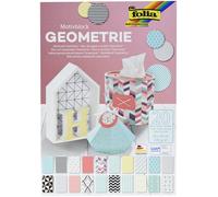 folia 48449 - Motif Block Geometry 270 g/m², Approx. 24 x 34 cm, 20 Sheets Assor