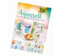 Folia 48749 Watercolour Motif pad, 270 g/m², Approx. 24 x 34 cm, Sheets Assorted