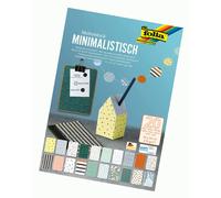 folia 48849 Minimalist Motif pad, 270 g/m², Approx. 24 x 34 cm, Sheets Assorted