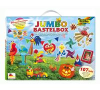 Folia 50915/1 Jumbo Craft Case with 107 Pieces, Huge Selection of Craft Material